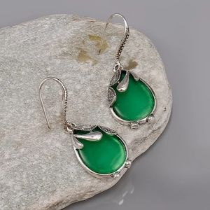 Emerald Synthetic Stone Water Droplet Hook Dangle Earrings 2/$15 3/$20‎ 4/$25